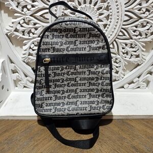 Juicy Couture Black and White Backpack
